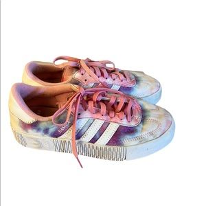 Adidas Samba tie dye pastels sneakers sz5